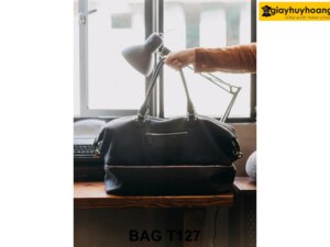 Túi xách nam da bò 2 tầng cao cấp T127 002