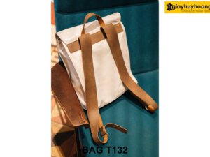 Balo thời trang nam màu trắng cao cấp T132 002