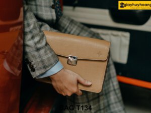 Cặp cầm tay nam da bò con nhỏ gọn T134 003