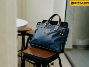 Cặp xách tay nam doanh nhân màu xanh T136 001