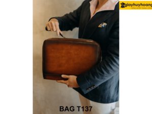Cặp túi cầm tay nam đựng IPad Laptop máy tính bảng T137 002