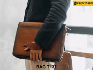 Cặp túi cầm tay nam đựng IPad Laptop máy tính bảng T137 001