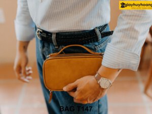 Ví cầm tay nam nhỏ gọn đựng tiền điện thoại T147 004