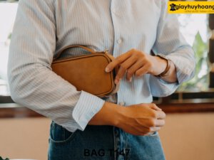 Ví cầm tay nam nhỏ gọn đựng tiền điện thoại T147 003
