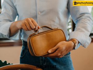 Ví cầm tay nam nhỏ gọn đựng tiền điện thoại T147 002