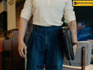 Túi ví cầm tay công sở da bò đựng hồ sơ T148 007
