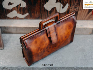 Túi xách da bò thảo mộc cho doanh nhân công sở T78 006