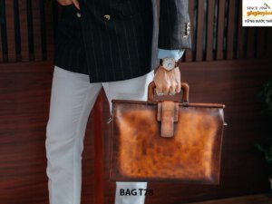 Túi xách da bò thảo mộc cho doanh nhân công sở T78 003