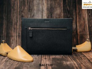 Túi ví cầm tay thời trang da bò vân hạt T109 001