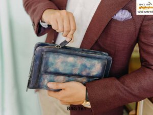 Túi ví cầm tay nam Clutch da bê con cao cấp T61 003