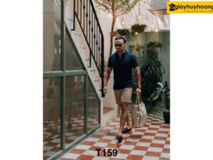 Túi xách da bò nam thời trang màu trắng T158 002