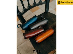 Túi ví đựng viết bút bằng da bò nhập khẩu T162 001
