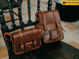 Túi đeo chéo nam thời trang bằng da bò T163 005