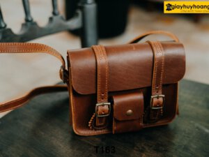 Túi đeo chéo nam thời trang bằng da bò T163 003