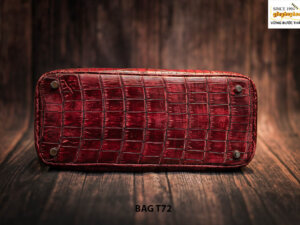 Túi xách nữ da cá sấu màu đỏ cao cấp T72 008