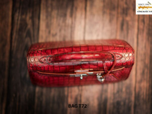 Túi xách nữ da cá sấu màu đỏ cao cấp T72 003