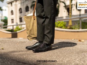 Giày da nam đế được khâu chỉ bền bỉ Oxford O2461 003