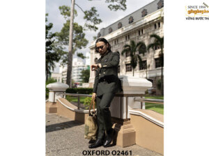 Giày da nam đế được khâu chỉ bền bỉ Oxford O2461 002