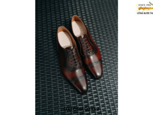 Giày da nam da bê nhập khẩu cao cấp Oxford O2462 004