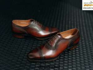 Giày da nam da bê nhập khẩu cao cấp Oxford O2462 003