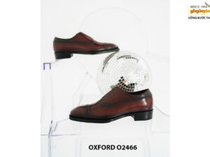Giày da nam da bê con tự nhiên nhập khẩu Oxford O2466 004