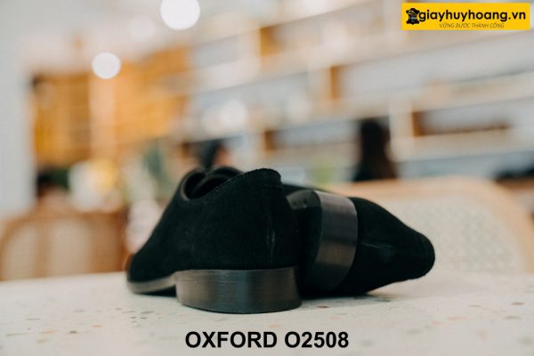 Giày tây nam buộc dây da lộn Wholecut Oxford O2508 005