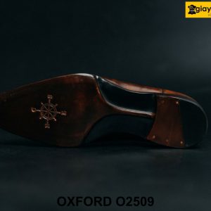 Giày da nam sản xuất từ da bê con italy Oxford O2509 004