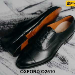 Giày da nam thiết kế cổ điển đế da bò Oxford O2510 005