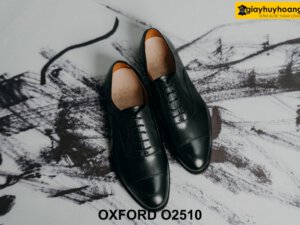 Giày da nam thiết kế cổ điển đế da bò Oxford O2510 001