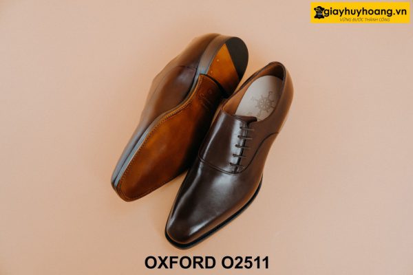 Giày da nam đóng thủ công cao cấp Oxford O2511 004