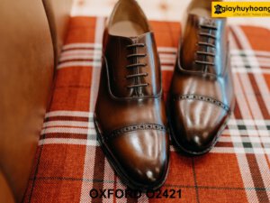 Giày tây nam hàng hiệu thủ công cao cấp Oxford O2421 005