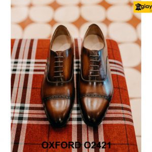 Giày tây nam hàng hiệu thủ công cao cấp Oxford O2421 004