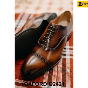 Giày tây nam hàng hiệu thủ công cao cấp Oxford O2421 003