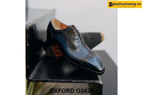 Giày tây nam da Oxford hợp phong thủy O2428 004