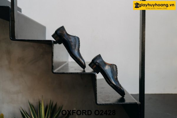 Giày tây nam da Oxford hợp phong thủy O2428 001