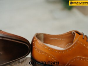 Giày da nam Oxford Full Brogues thủ công O2431 003
