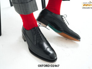 Giày tây nam da bê nhập ý italy Oxford O2467 001