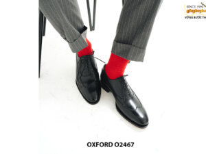Giày tây nam da bê nhập ý italy Oxford O2467 003