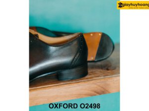 Giày da nam lót da bê cao cấp thoáng khí Oxford O2498 003