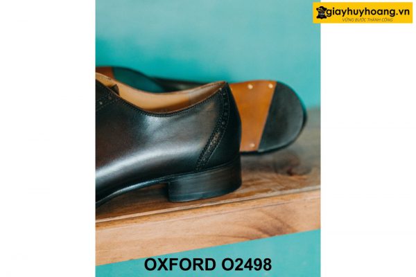 Giày da nam lót da bê cao cấp thoáng khí Oxford O2498 003