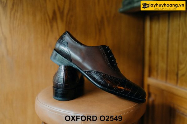 Giày da nam đóng thủ công Oxford O2549 004