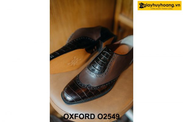 Giày da nam đóng thủ công Oxford O2549 003