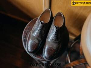 Giày da nam đế khâu dấu chỉ bền bỉ Oxford O2550 001