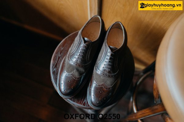 Giày da nam đế khâu dấu chỉ bền bỉ Oxford O2550 001