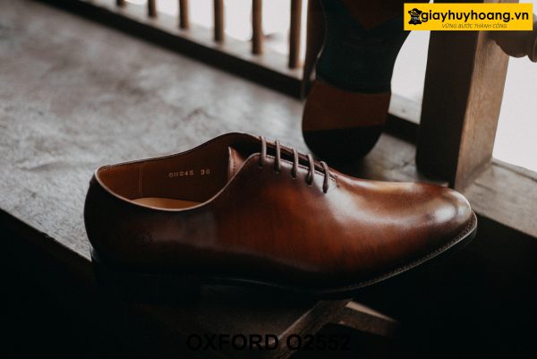 Giày da nam khâu goodyear dấu chỉ cao cấp Oxford O2552 004