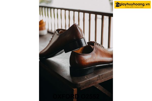 Giày da nam khâu goodyear dấu chỉ cao cấp Oxford O2552 003