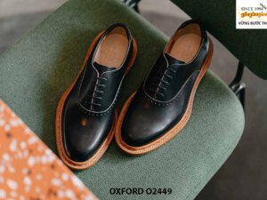 Giày da nam đế to dày mạnh mẽ Oxford O2449 01