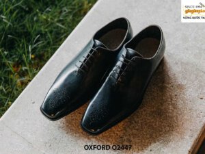 Giày da nam mũi đục lỗ brogues Oxford O2447 004