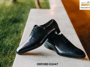 Giày da nam mũi đục lỗ brogues Oxford O2447 003