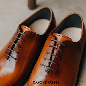 Giày da nam trơn thiết kế công sở Oxford O2448 0031